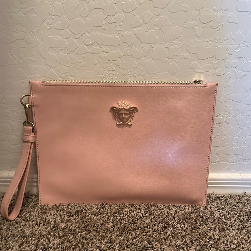 Versace Pink Clutch Bag